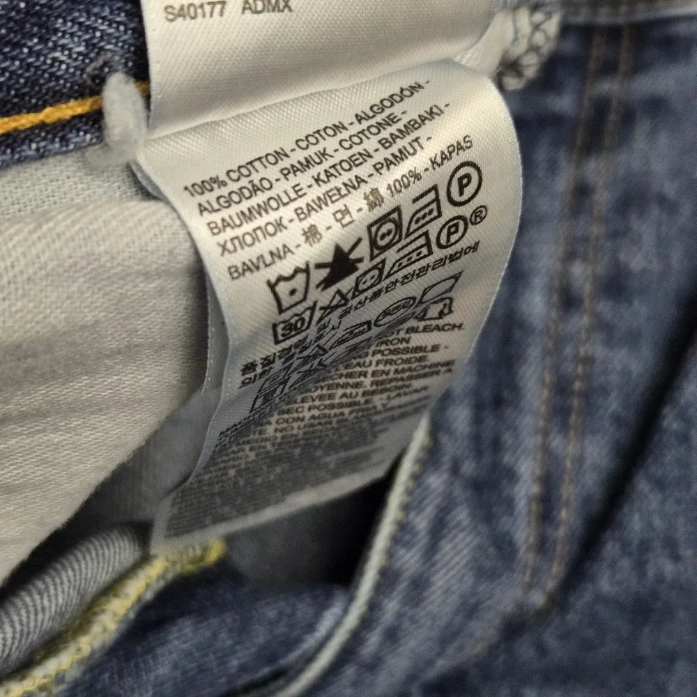 Levi's 550 Men's Relaxed Fit Jeans Stonewash Blue Zip Button Size‎ 36x30